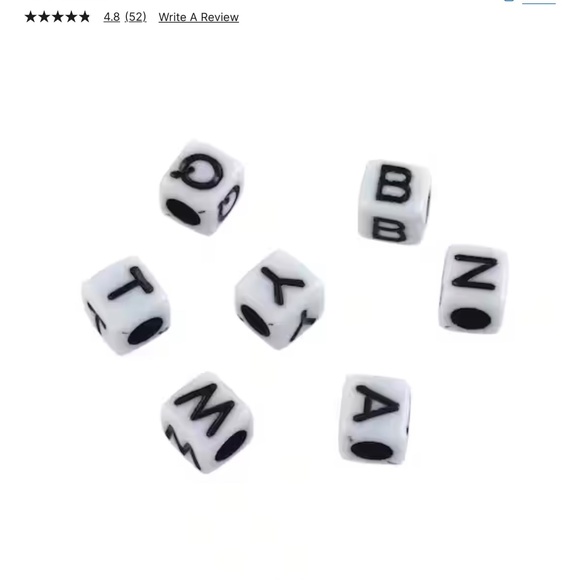 Micheals Alphabet beads 0.84 lbs Value Pack Letters Acrylic 380 grams Craft - Picture 7 of 10